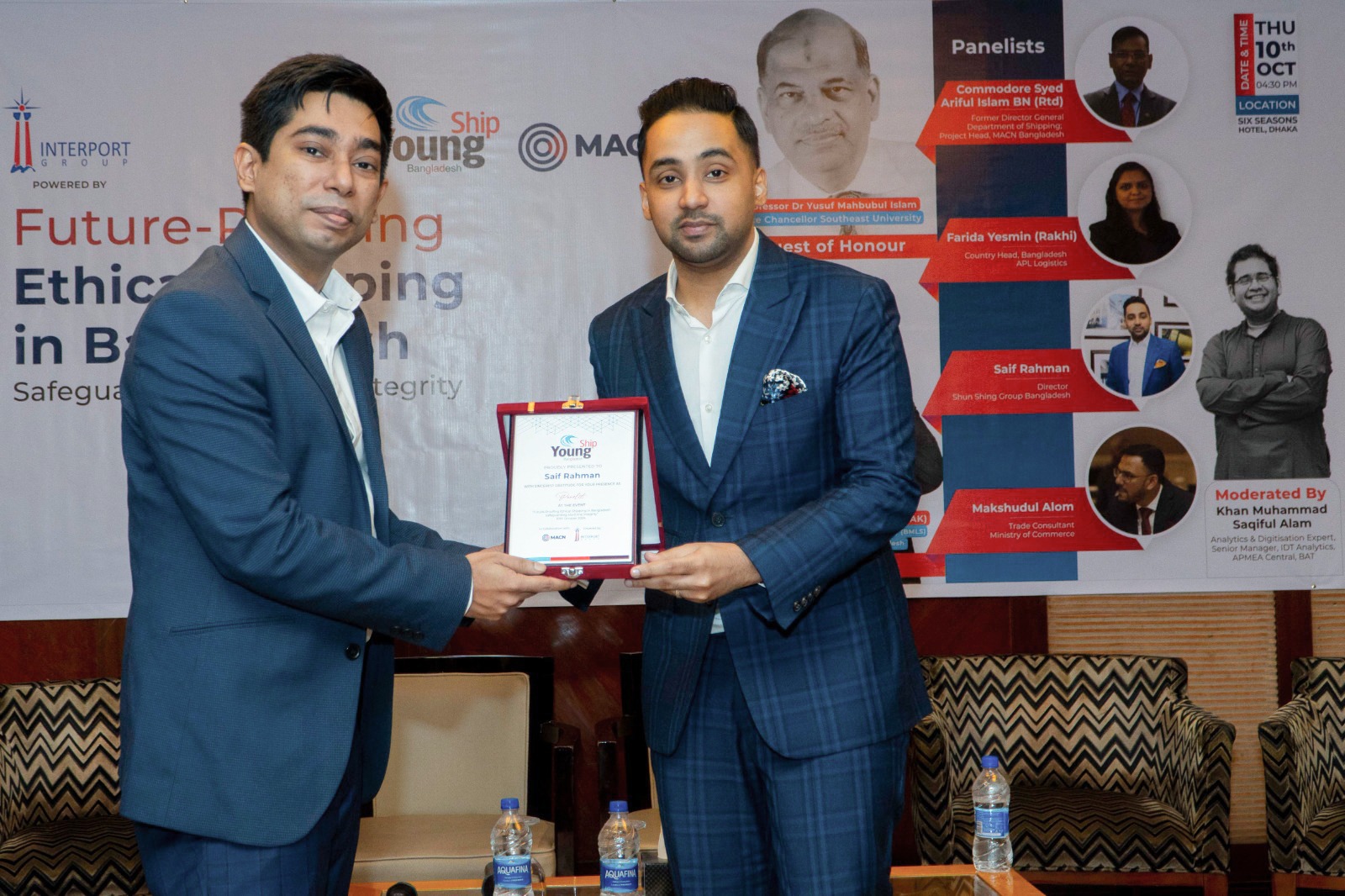Mr. Saif Rahman, Director of Shun Shing Group, Attends Dhaka Roundtable on Ethical Shipping